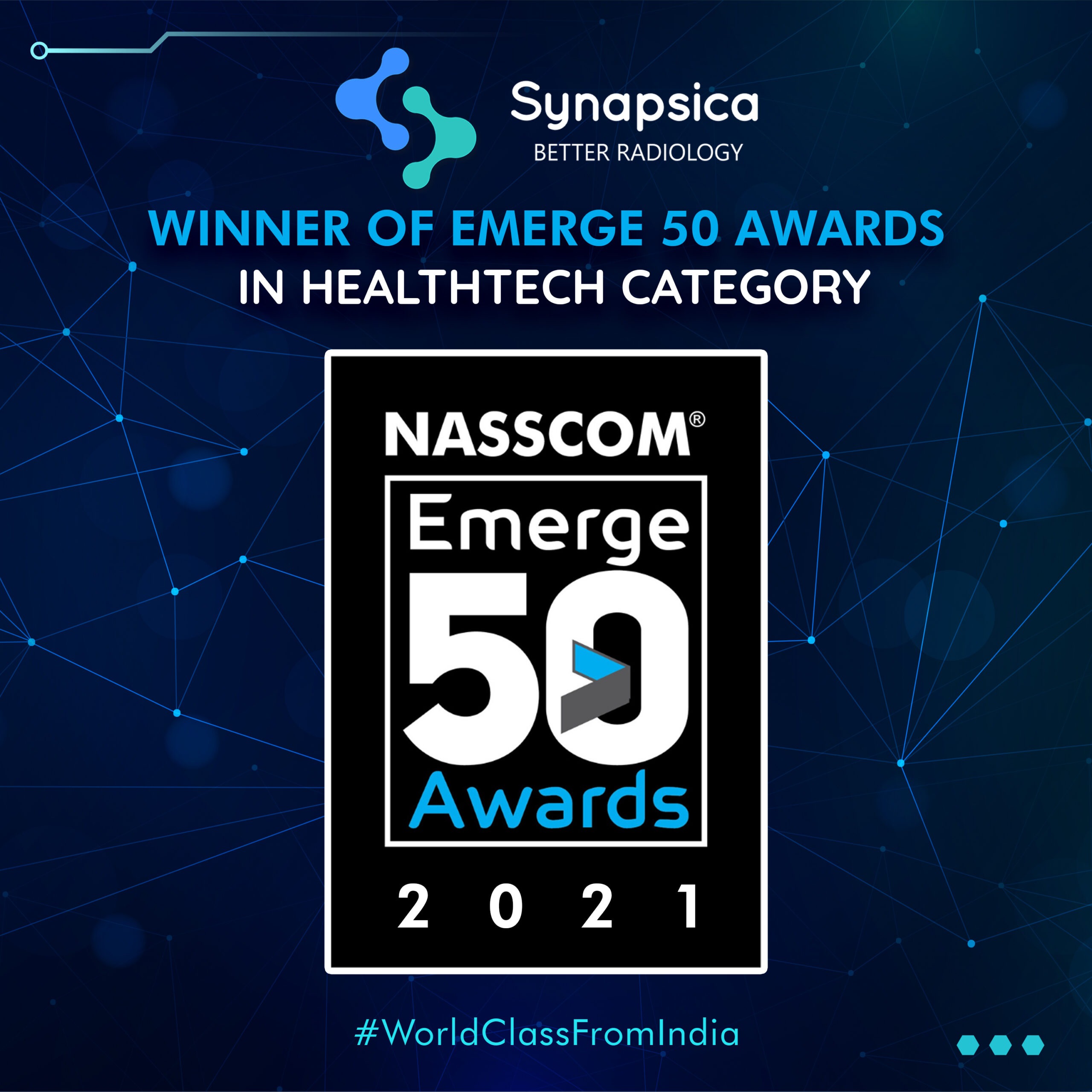 Emerge 50 Award for Synapsica